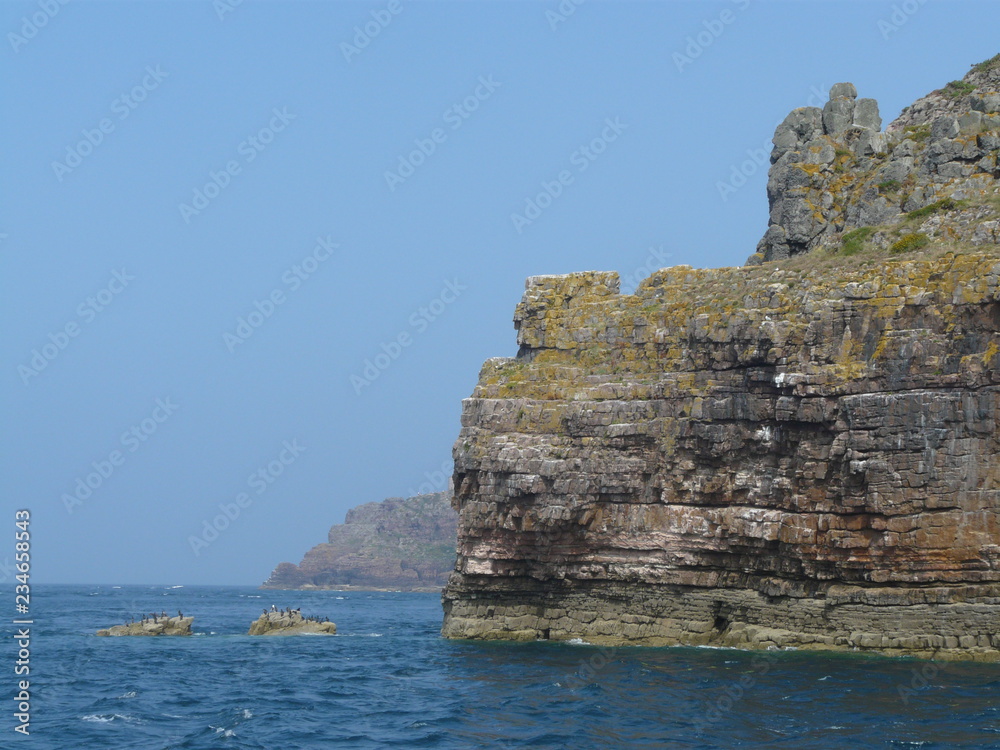 French cliff in Atlantic