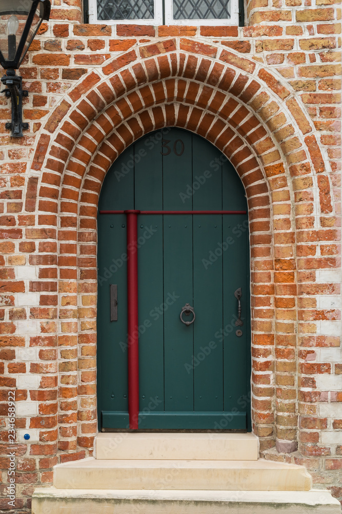 Grüne Eingangstür in Lüneburg Grüne Eingangstür in Lüneburg