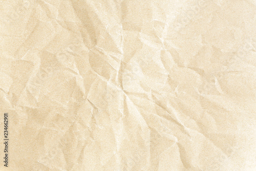 Old crumpled brown background paper texture