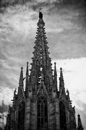 La Cathedral in black and white