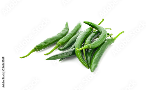 Obraz na płótnie fresh chili on white background