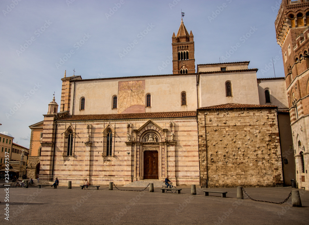 Obraz premium Grosseto, Italy - Cathedral of San Lorenzo