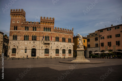 Grosseto  Italy -  Aldobrandeschi palace or prefecture palace