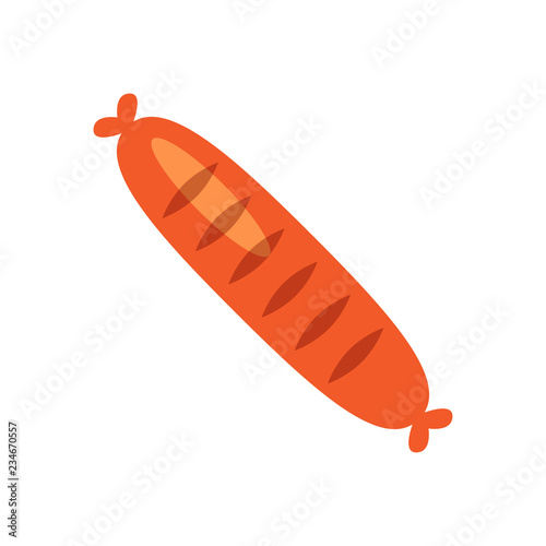 Sausage icon vector