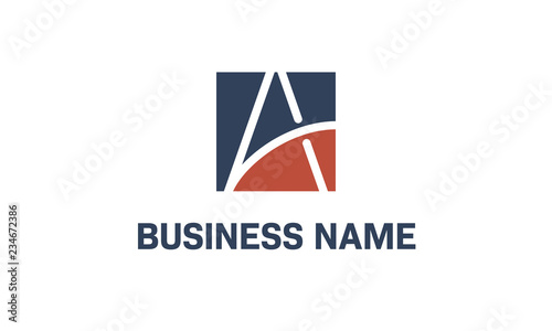 Free Download abstract business letter A logo - GFXLoad