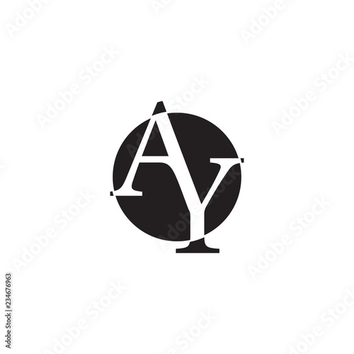 AY logo letter design