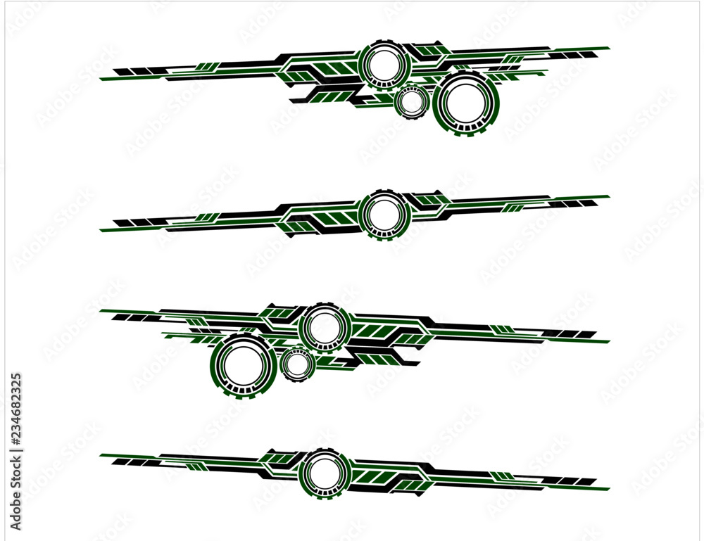 Vinyls sticker set Decals for Car truck mini bus modify Motorcycle ...