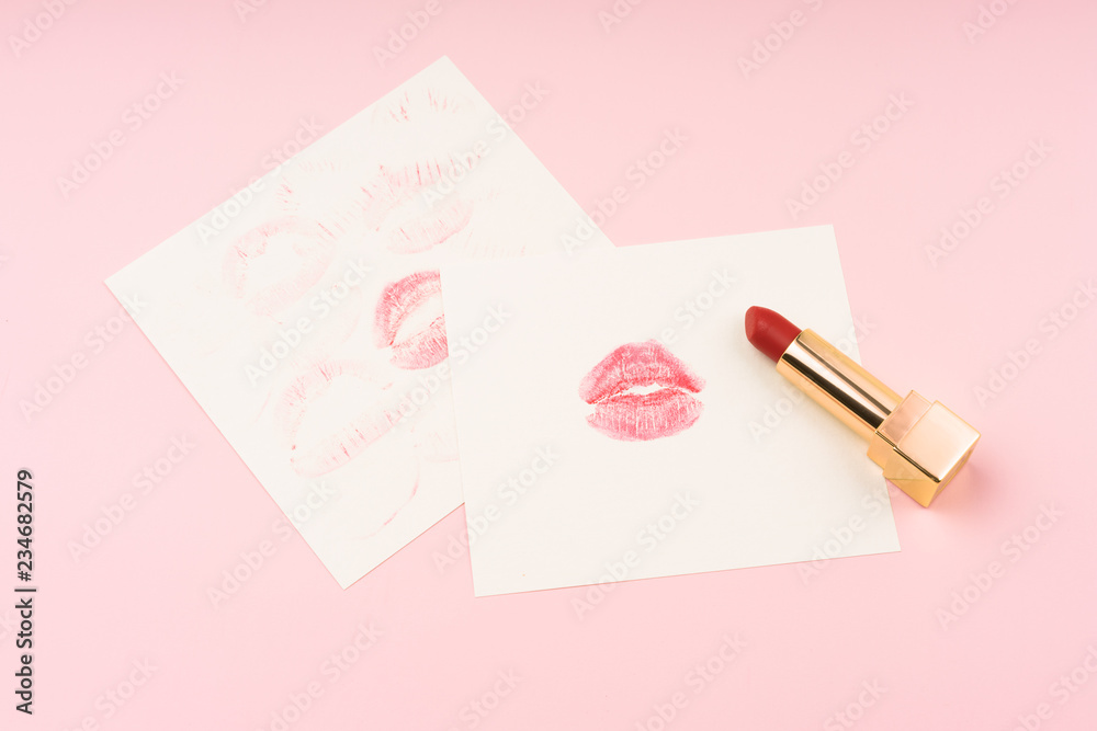 kiss on card kiss on card