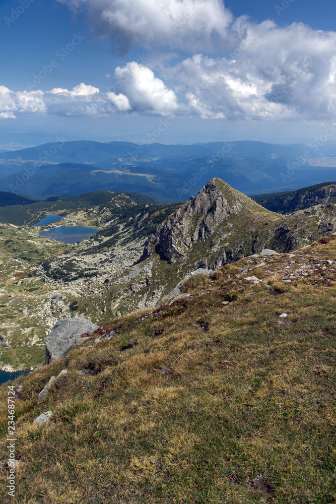 Summer view of The Fish and The Lower Lakes, Rila Mountain, The Seven Rila Lakes, Bulgaria