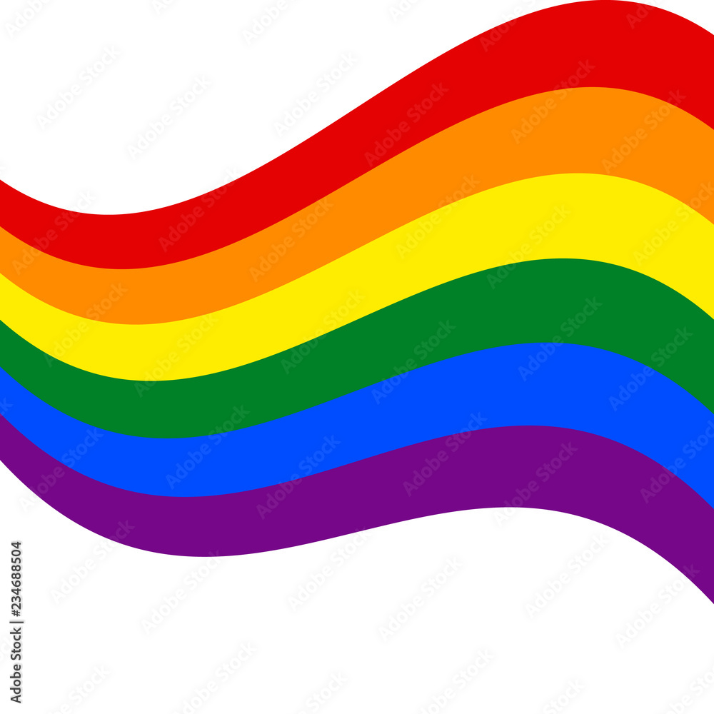 LGBT rainbow Flag. Celebrating gay people rights. Same-sex love. Pride. LGBT rainbow Flag. Celebrating gay people rights. Same-sex love. Pride.