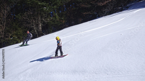 glisse hiver - snowbaord photo