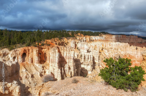 These photos taken on Thursday and Friday, Oct 4th & 5th, 2018 show the spectacular landscape of Bryce Canyon National Park at different point of viewing photo