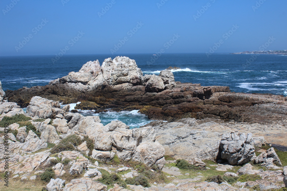 Südafrika, Kapstadt, Hermanus, Cliffs, Strand, Wale, Reisen, Ozean, Meer