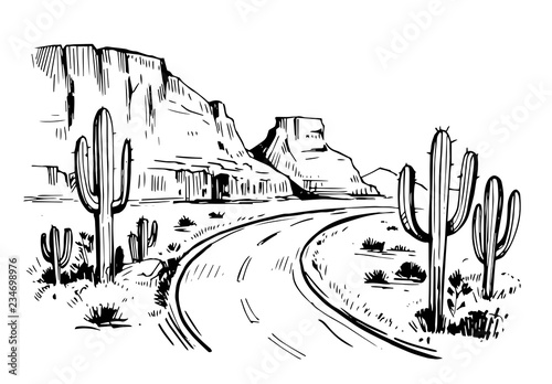 Sketch of the desert of America