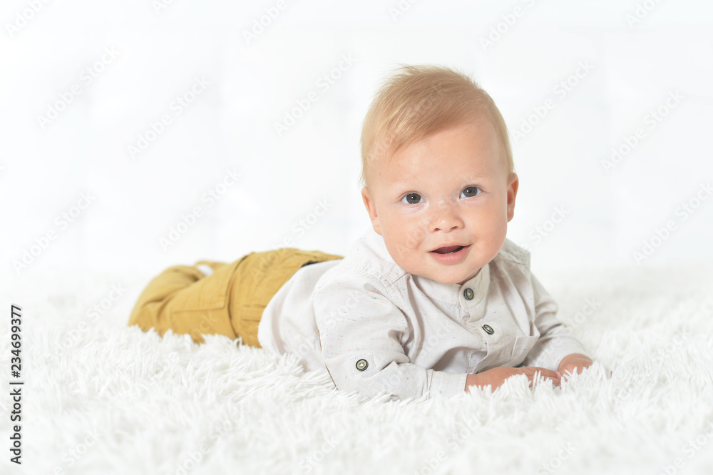 Portrait of a cute beautiful baby boy Portrait of a cute beautiful baby boy