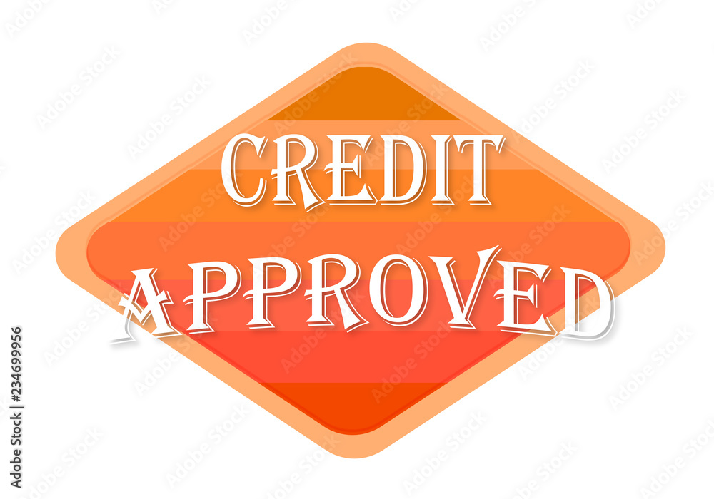 credit approved grunge stamp on white background. credit approved grunge stamp on white background.