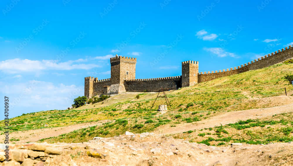 Genoese fortress in Sudak, Crimea