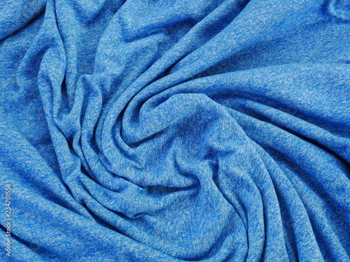 blue texture of silk cloth,cotton fabric background