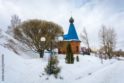 Chapel on the holy source of the Bogolyubskaya icon of the Most Holy Theotokos. photo