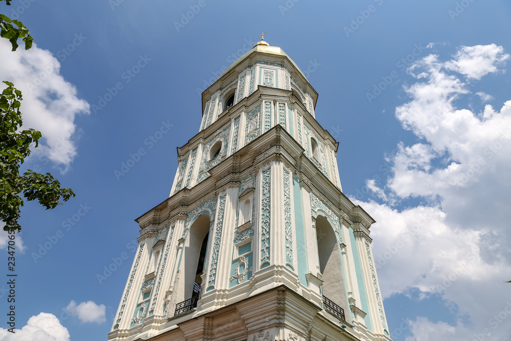 Obraz premium Bell Tower of Saint Sophia Cathedral in Kiev, Ukraine