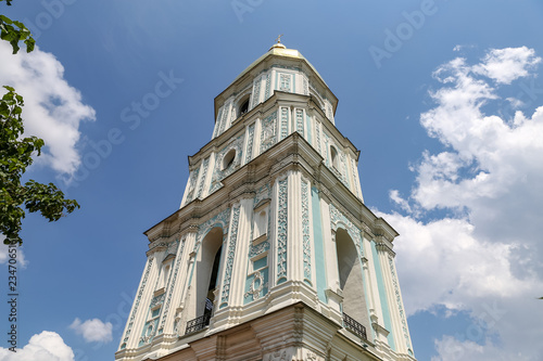 Bell Tower of Saint Sophia Cathedral in Kiev, Ukraine
