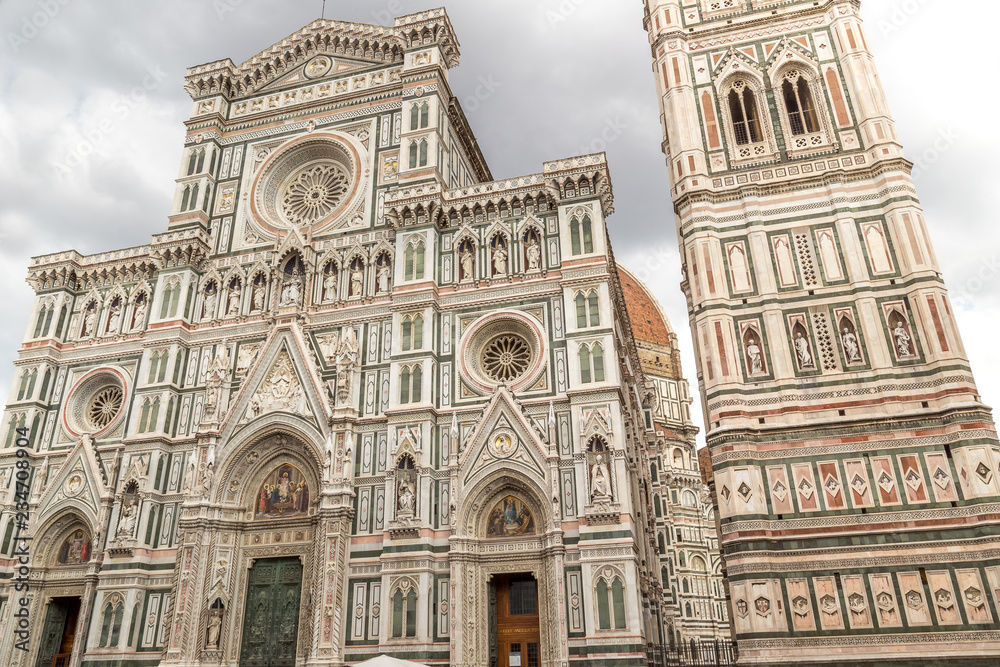 Beautiful renaissance cathedral Santa Maria del Fiore in Florence