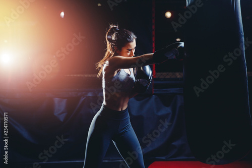 girl athlete Boxing MMA