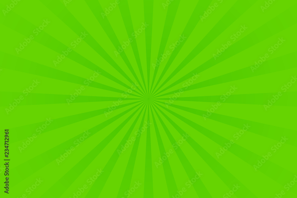 Sunburst green rays pattern. Radial sunburst ray background vector illustration Sunburst green rays pattern. Radial sunburst ray background vector illustration