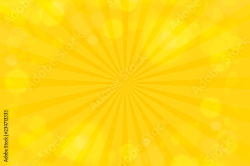 Sunburst yello wrays pattern. Radial sunburst ray background vector illustration