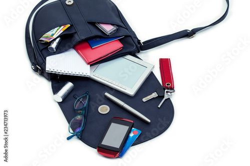 Contents of women's handbags