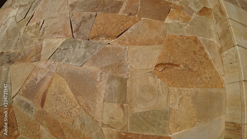 Texture of decorative stone on the wall