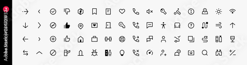 Transportation line icons set ui app and website Icon set ride, ride sharing, taxi cab,   food delivery, transportation network company, Mobile app, website