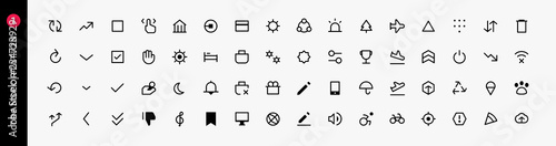 Transportation line icons set ui app and website Icon set ride, ride sharing, taxi cab,   food delivery, transportation network company, Mobile app, website