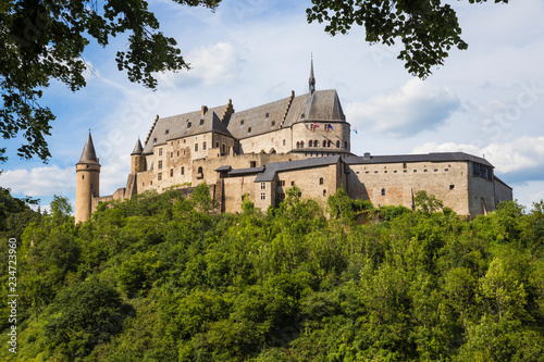 View of Vianden Castle, Vianden photo