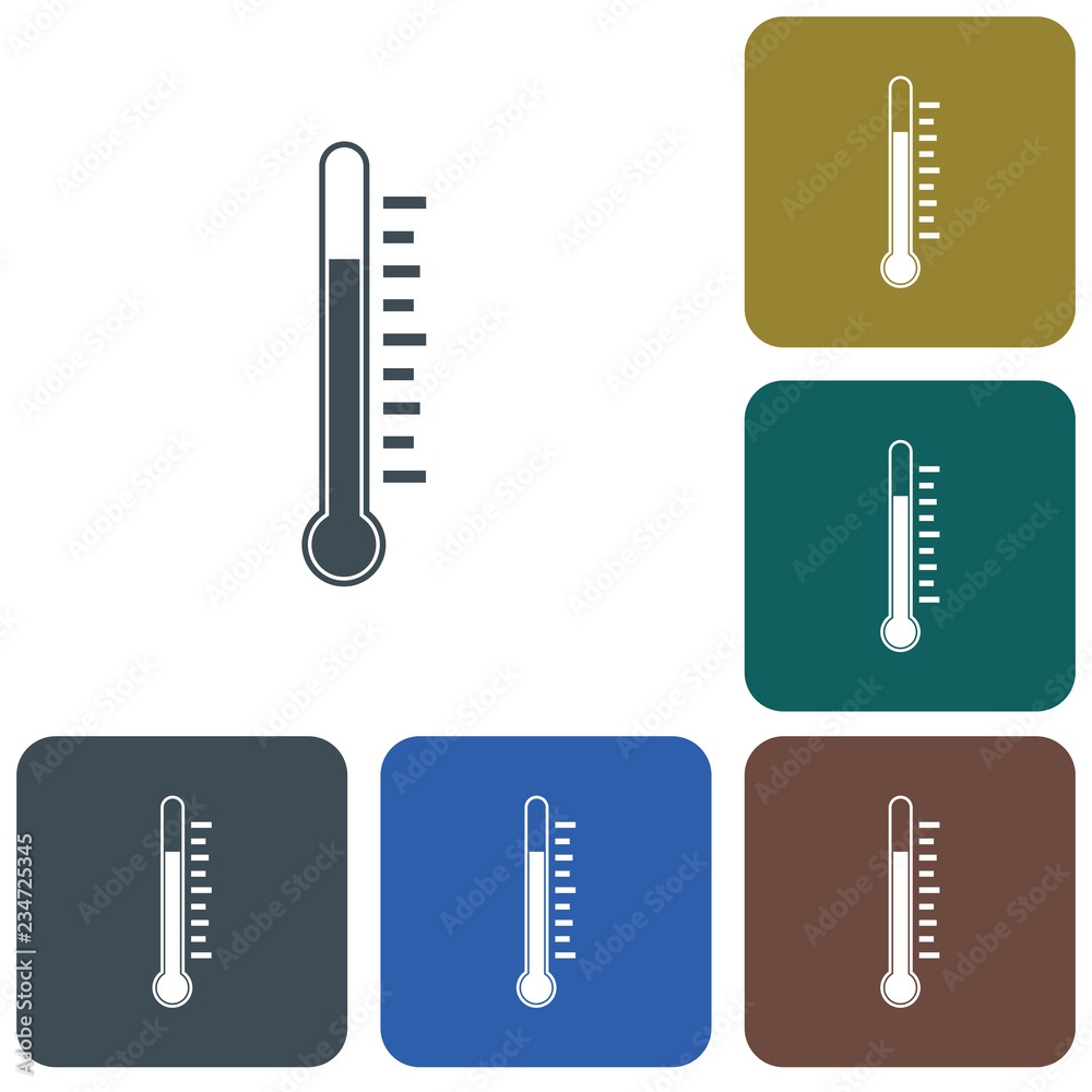 The thermometer icon The thermometer icon