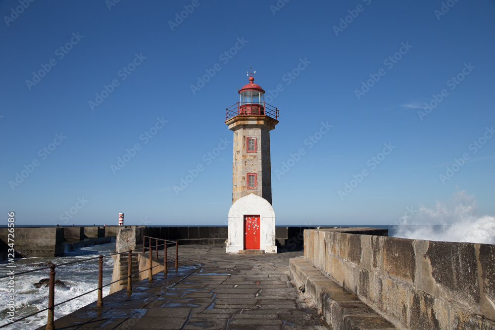 lighthouse in porto