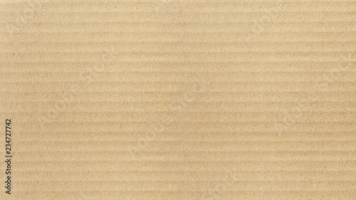 Kraft paper texture. Horizontal stripes for background © Salamatik