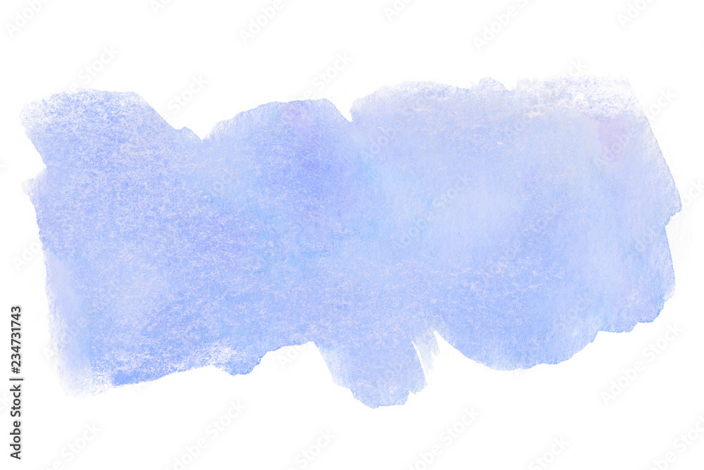blue watercolor stain with paper texture. blue watercolor stain with paper texture.