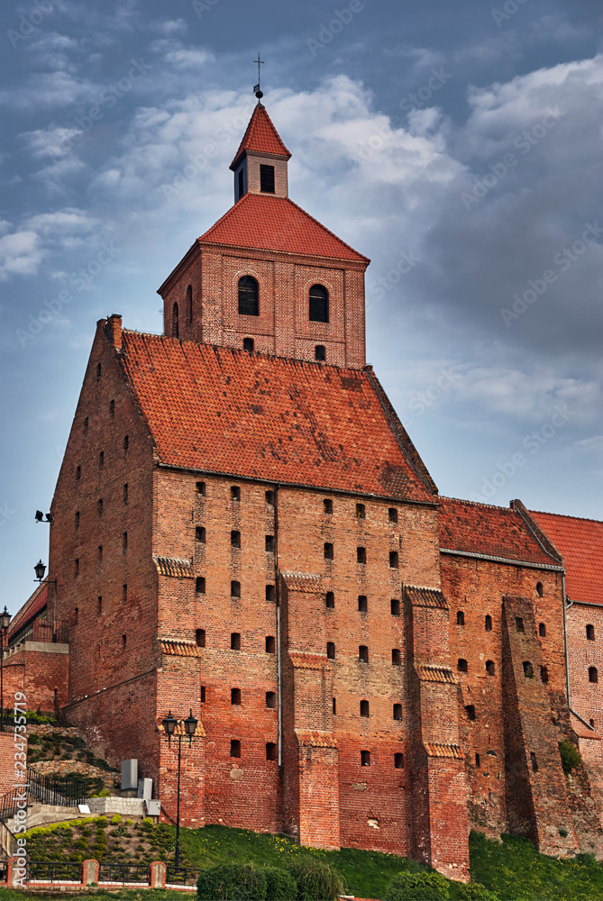  Gothic granaries Grain brick in Grudziadz in Poland.