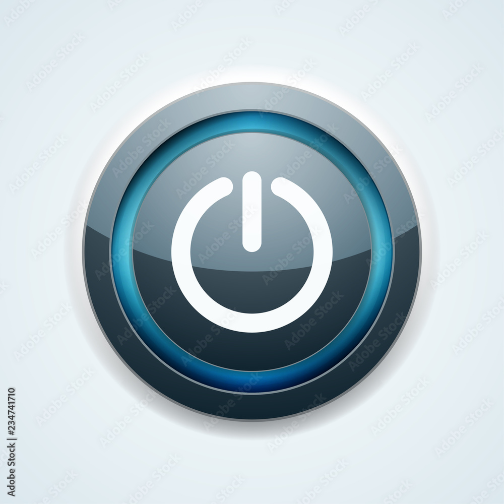 Power button illustration
