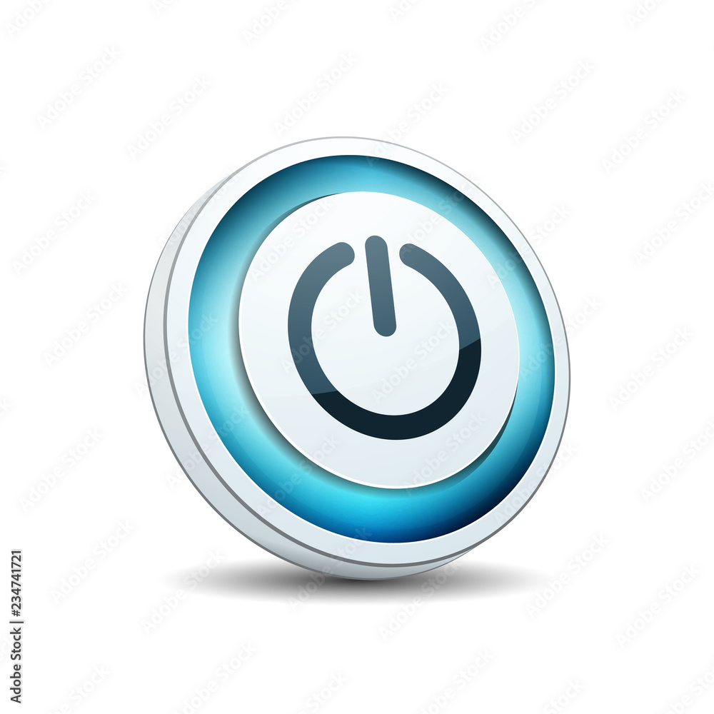 Power button illustration Power button illustration
