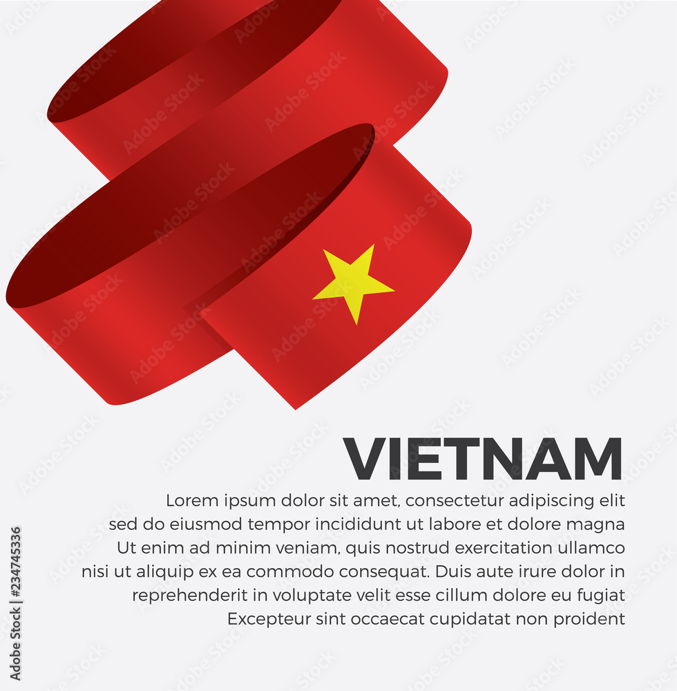 Vietnam flag for decorative.Vector background Vietnam flag for decorative.Vector background
