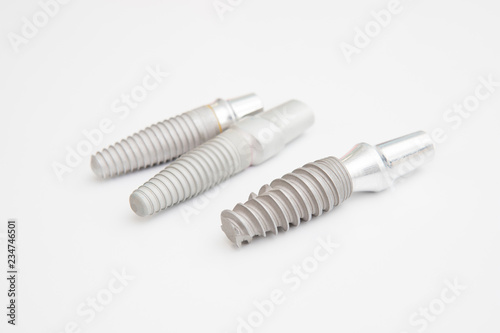 dental implant photo isolated on white background