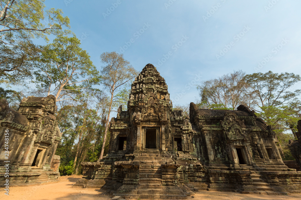 Restored Chau Say Tevoda temple near Angkor Wat, Cambodia Restored Chau Say Tevoda temple near Angkor Wat, Cambodia
