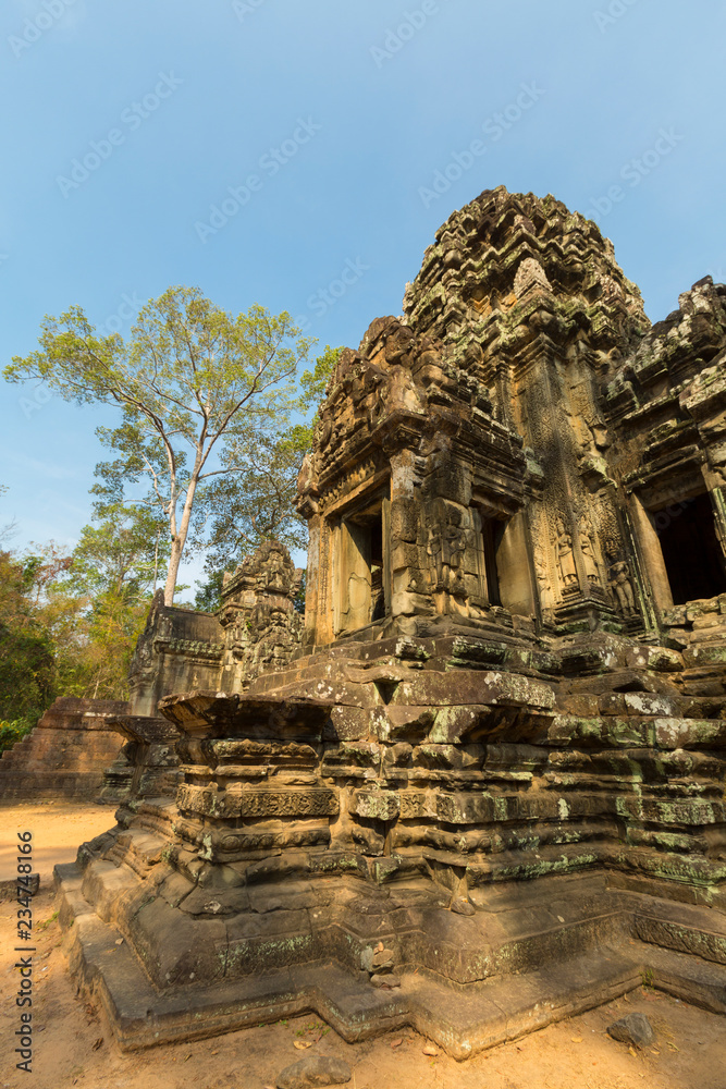 Restored Chau Say Tevoda temple near Angkor Wat, Cambodia Restored Chau Say Tevoda temple near Angkor Wat, Cambodia