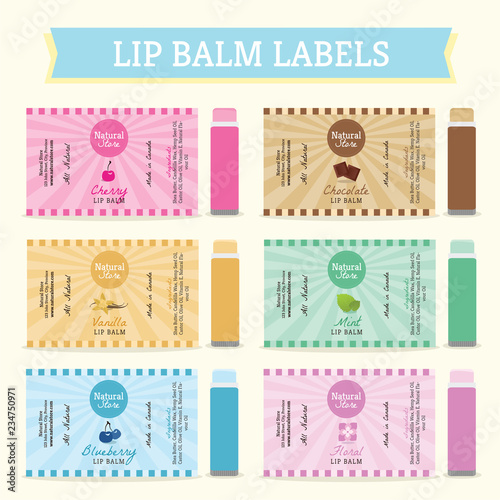 Lip Balm Labels