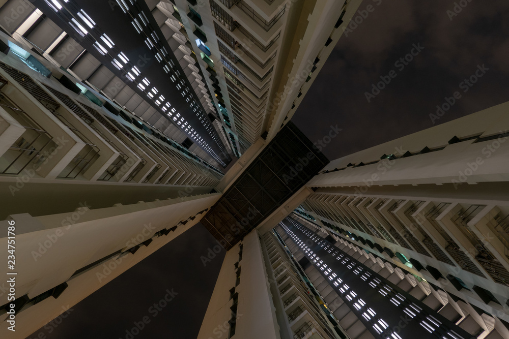 Looking up to the Pinnacle in Singapore