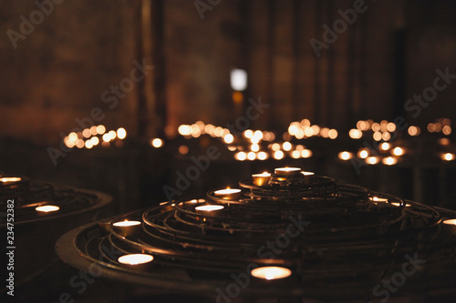 Candles in Notre-Dame de Paris