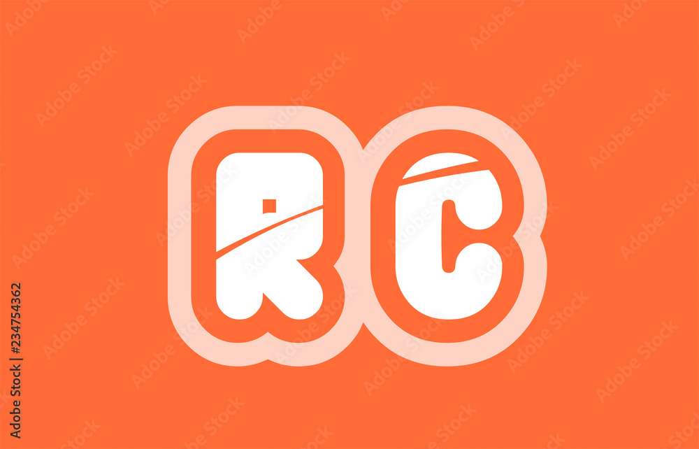 alphabet letter rc r c logo combination company icon design alphabet letter rc r c logo combination company icon design