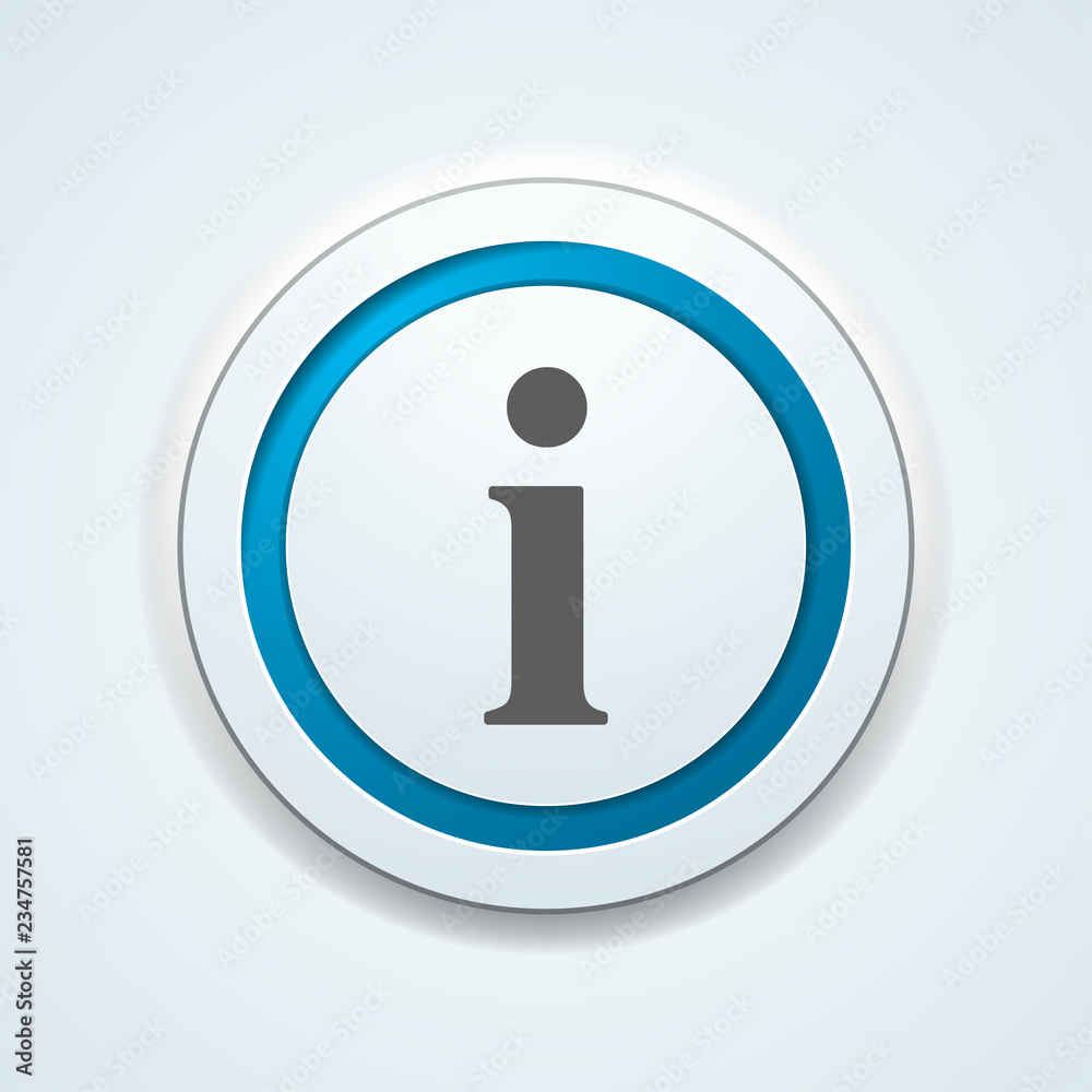 i Info button illustration i Info button illustration